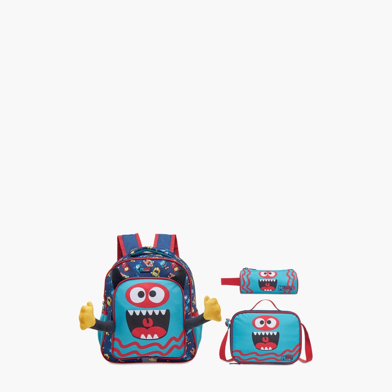 Must Monster Print Backpack Set for Kids - Image 1